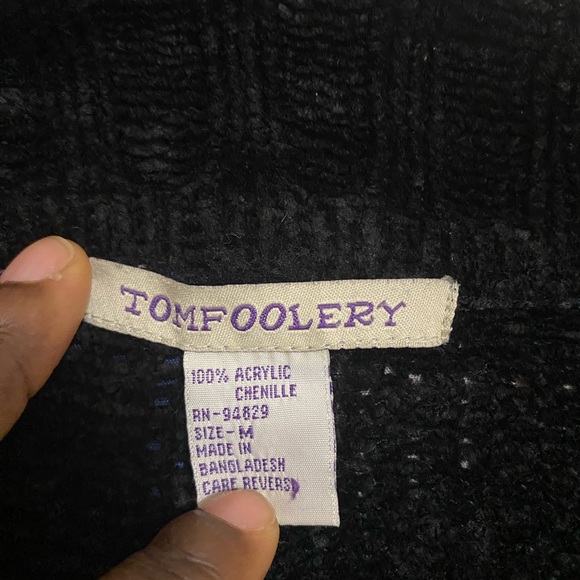 Tomfoolery Cozy Black Teddy Jacket - Picture 3 of 5
